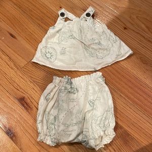 Banana Republic | baby girl 2 piece set | 3-6 months